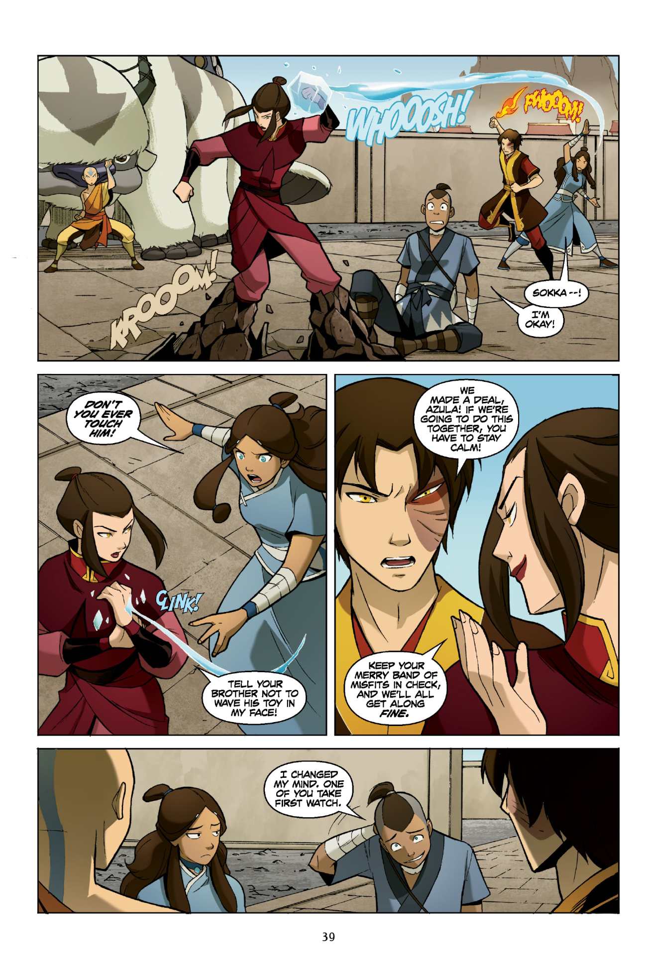 Read Comics Online Free - Avatar The Last Airbender Comic Book Issue 