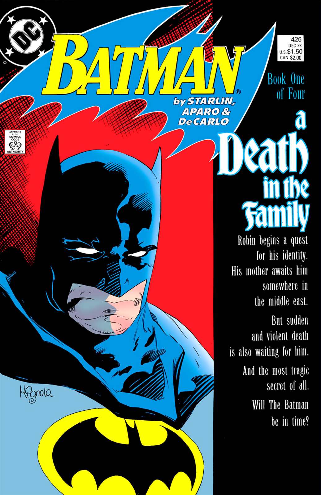 Read Comics Online Free - Batman A Death in the Family (1988) Comic Book  Issue #001 - Page 1