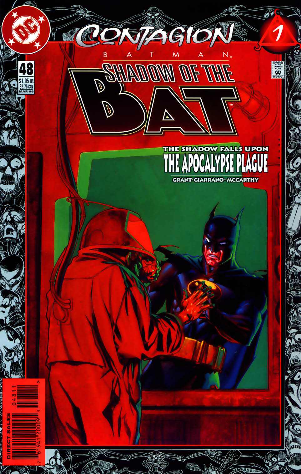 Read Comics Online Free - Batman Contagion (1996) Comic Book Issue #001 -  Page 1