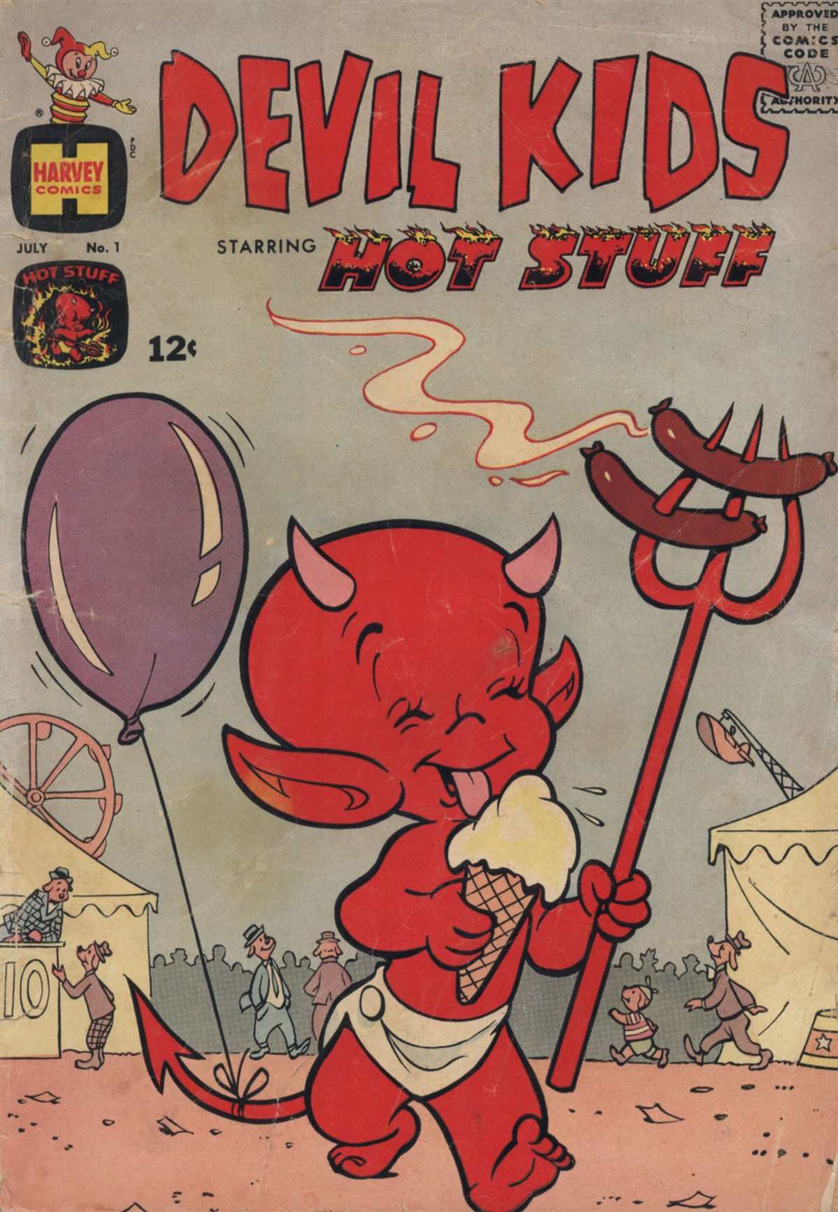 Read Comics Online Free - Devil Kids starring Hot Stuff (1962) Comic Book  Issue #001 - Page 1